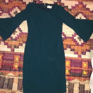 Green formal or business Eliza J dress